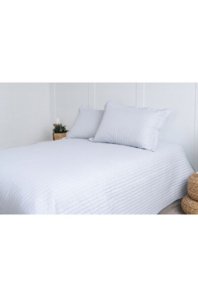 İşbir Yatak Camila Açık Gri %100 Micro Tek Kişilik Yatak Örtüsü Seti