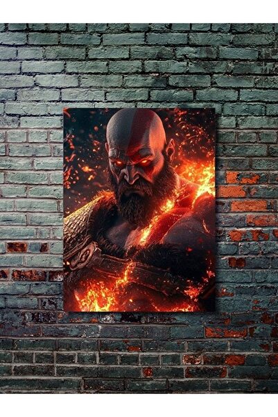 ZNC Kratos - God Of War - Gaming Posterleri, Özel Tasarım Kağıt Poster, Duvar...