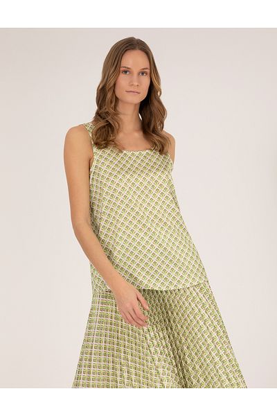 Pierre Cardin Green Regular Fit Tank Top 50262566 -Vr232