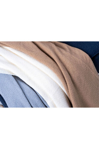 İşbir Yatak Monaco Açık Krem TV Battaniyesi - Koltuk Şalı 140x190