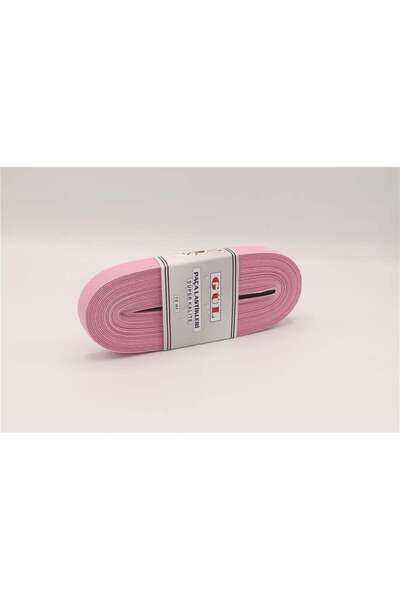 Gül Renkli Lastik 2 Cm - 10 mt Bebe Pembe