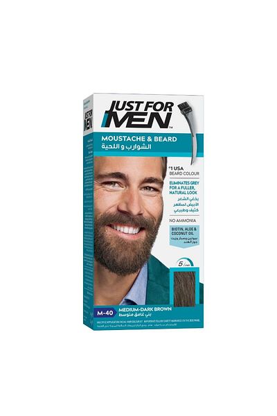 Just For Men Just For Me Mous Beard Promo Brush Gel Dark Brown 28Gm