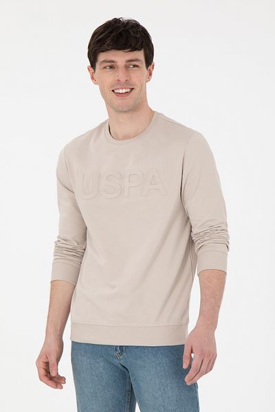 U.S. Polo Assn. Men's Stone Basic Sweatshirt 50289058 -Vr049