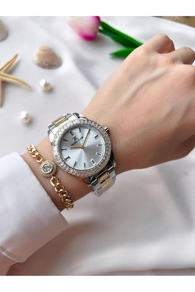 Daniel Klein Steel Band 30 Mt Water Resistant Women's Wrist Watch+ Bracelet Bfg.13484.X3