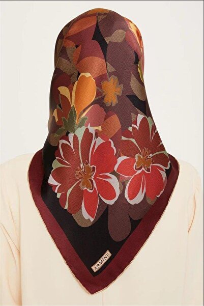 Armine 24/25 Φθινοπωρινό Χειμερινό Μεταξωτό Φουλάρι Sura 9238