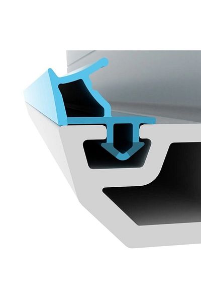KÖROĞLU SİNEKLİK VE YAPI MARKET 25 Meters Black Pimapen - Pvc Chop, Door and Window Seal