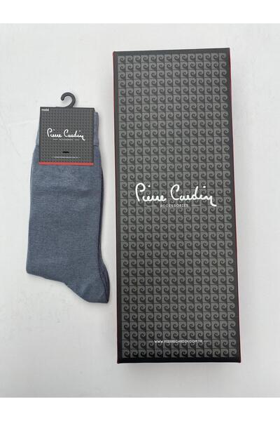 Pierre Cardin PİERRE CARDİN Modal 12'li Erkek Uzun Klasik Soket Çorap Code 900-PC GRİ