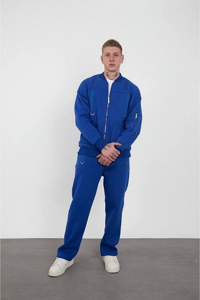 İLKCET MODA Комплект от горнище с райета и 3 нишки с повдигнато долно дъно