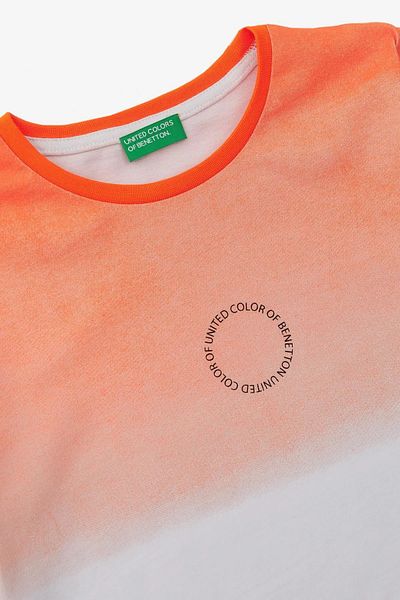 Benetton Orange Boy's Sweatshirt