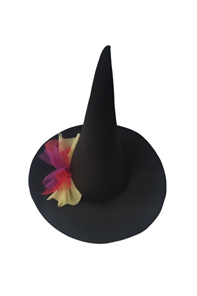 Kostüm Sarayı Veštičja kapa Sa detaljima od tila crna