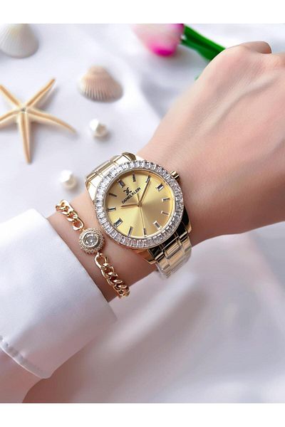 Daniel Klein Steel Band 30 Mt Water Resistant Women's Wrist Watch+Bracelet Bfg.13484.X2