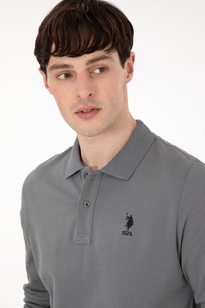 U.S. Polo Assn. Ανδρικό φούτερ Basic σε γκρι χρώμα 50289062 -VR024