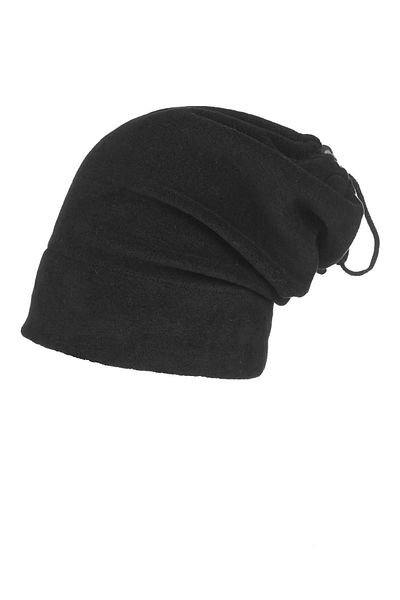 ACR Giyim Tekstil Forma Baskı Μαύρο Fleece Beanie και γιακάς λαιμού - Συσκευασία 3 |   Θερμική προστασία Ειδική για Κρύο Καιρό