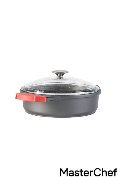 Masterchef Aluminum Cast Flat Bowl - 26 cm