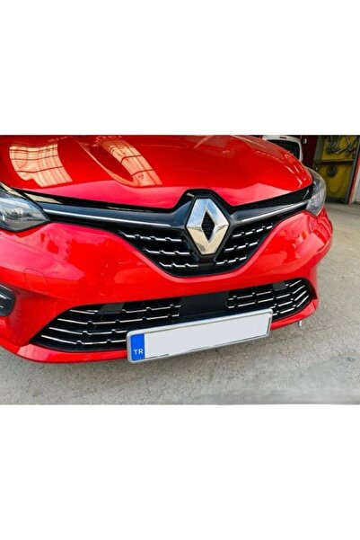 OTOTUNING53 Renault Clio 5 Krom Ön Tampon Çıtası 10 Parça (2019-2023)
