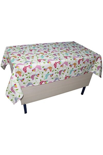 Kostüm Sarayı Kuş Desenli Öğretmen Masa Örtüsü (pamuklu-düz)