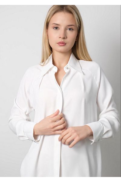 PERA MODA Cămașă elegantă pentru femei cu cusătură în față