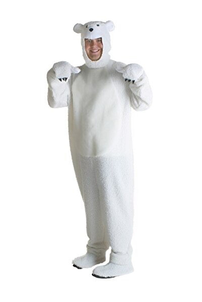 Kostüm Sarayı Kutup Ayısı Kostümü Yetişkin
