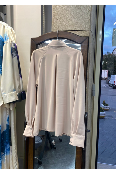 PERA MODA İç Göstermeyen Ön Dikişli Kadın Şık Gömlek