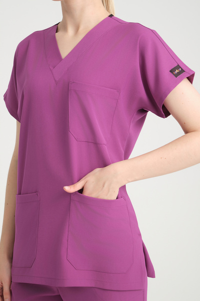 tıpatıp medikal ÜNİSEX TEK ÜST SCRUBS
