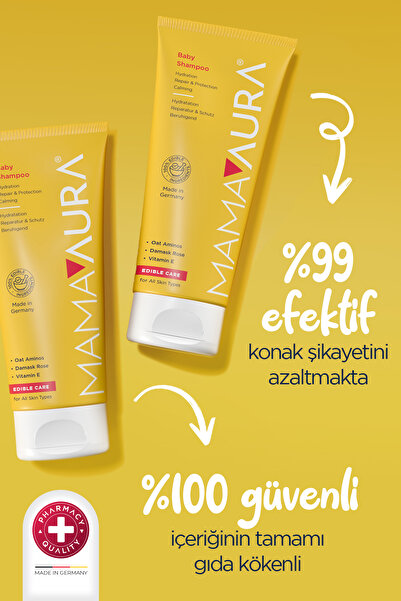 MAMAAURA Göz Yakmayan Bebek Şampuanı - Baby Shampoo 200 ml