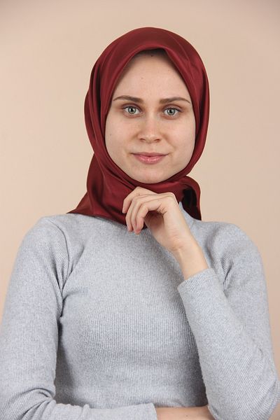 Levidor Eșarfă de mătase Levidor Burgundy Twill