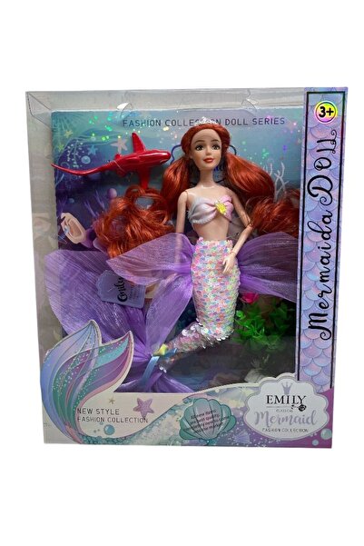 KARSAN 30 cm Eklemli  Emılıy Deniz Kızı Bebek 2236