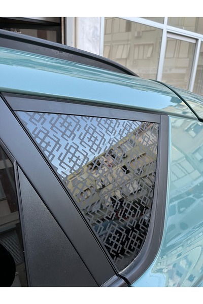 3M Dekorotif Desen 35x40 Cm 2 ADET / Desen sticker / Araba kelebek camı sticker / kelebek camı kapla