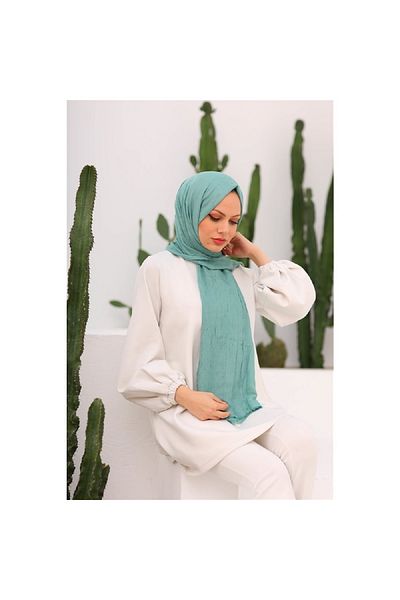 Melodi Scarf Bamboo Craze - Πράσινο Σάλι Μέντας