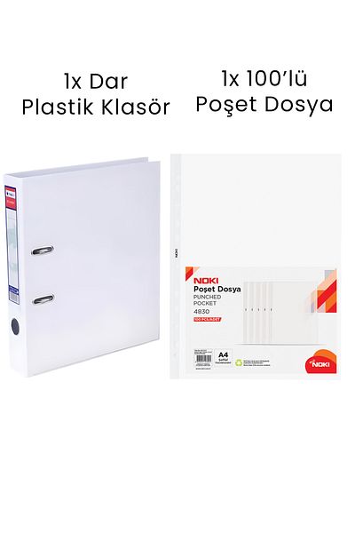 Tigra 1 Piece Tigra Narrow Folder 1 Piece Noki 100 Pieces Sachet File Office Set