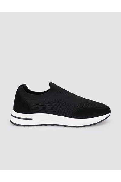 Cabani Knitwear Black Men's Sports Shoes