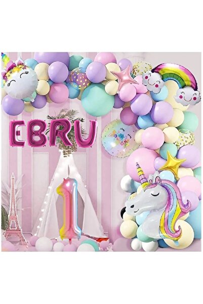 Kostüm Sarayı Set de sărbătoare pentru petrecerea de aniversare cu balon Maka...