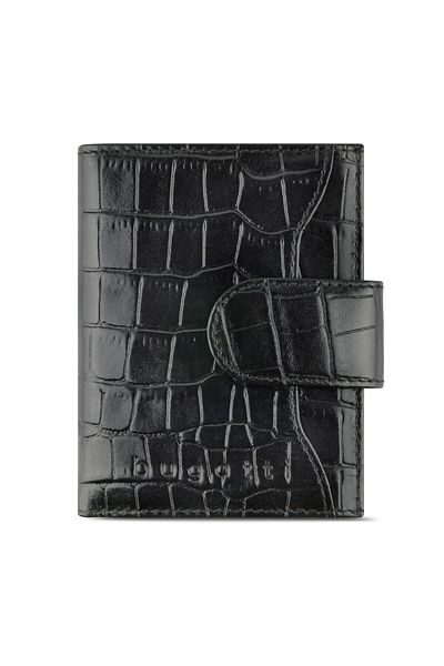 BUGATTI Secure Smart Kreditkartenetui RFID Schutz Leder 8 cm