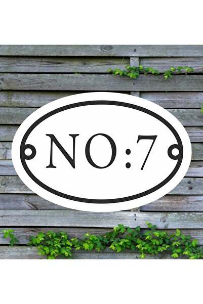 zafrakreklam Wall - Door - Garden - Villa - Apartment Number 10X15 cm 4 mm Th...