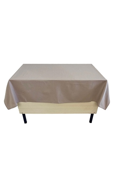 Kostüm Sarayı مفرش طاولة المعلم باللون البيج - قطن