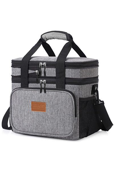 HAEGS Körüklü Termal Termos Çanta, Yalıtımlı Beslenme Çantası, Buzluk Yemek T...