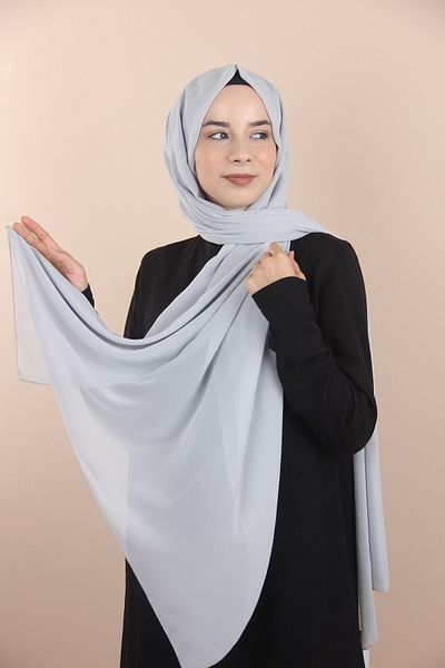 Sima Șal Sima șifon GRI DESCHIS
