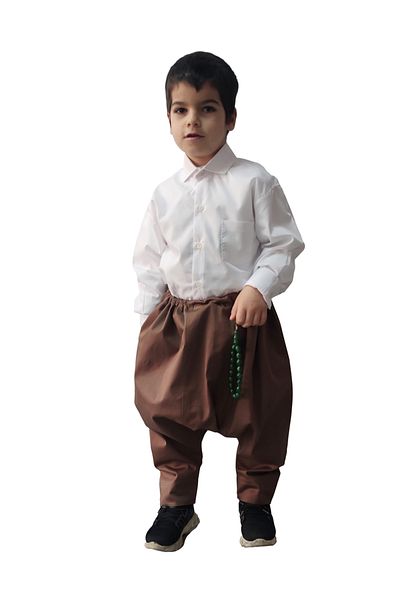Kostüm Sarayı Кафяв детски шалвар
