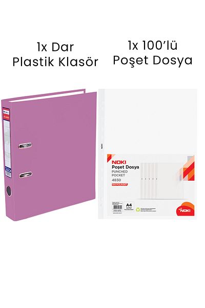 Tigra 1 Piece Tigra Narrow Folder 1 Piece Noki 100 Pieces Sachet File Office Set