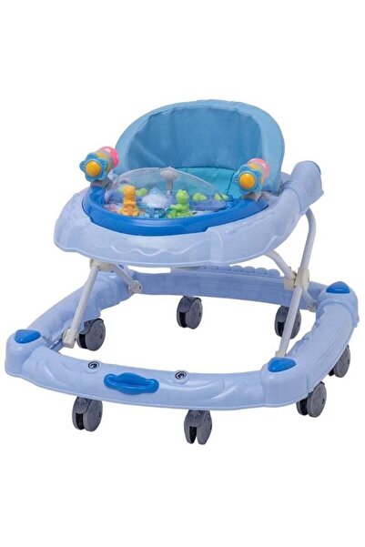 Everything for kids مشاية أطفال قابلة للتعديل مع ألعاب وموسيقى 8 عجلات