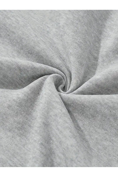 Pink Sky Gray Oversize Hooded Sweatshirt - Printed Hoodie