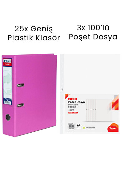 Tigra 25 штук папок Tigra 3 штуки папок Noki 100 штук набору офісних папок