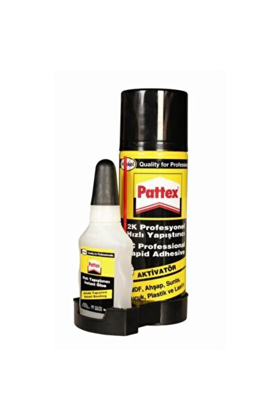 Pattex 2k Profesyonel Hızlı Yapıştırıcı 200 ml Aerosol 50 ml Şişe