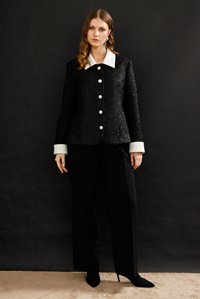 Ekol Μπουφάν Şanel με λάμψη