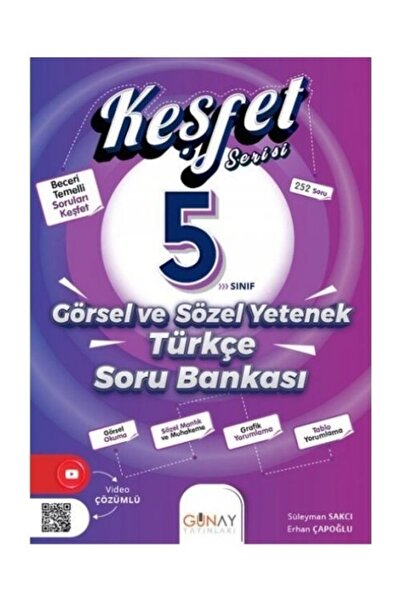 Günay Yayınları 5. Sınıf Keşfet Serisi Görsel Ve Sözel Yetenek Soru Bankası
