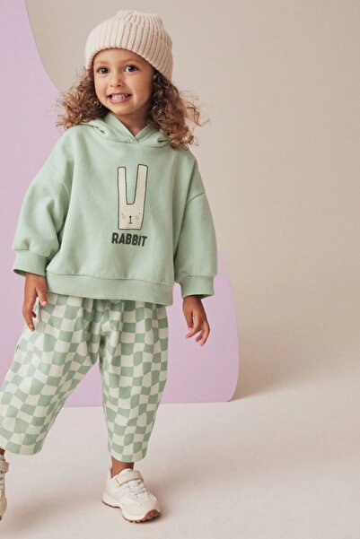 Next Baby 100% Cotton Rabbit Hoodie Set