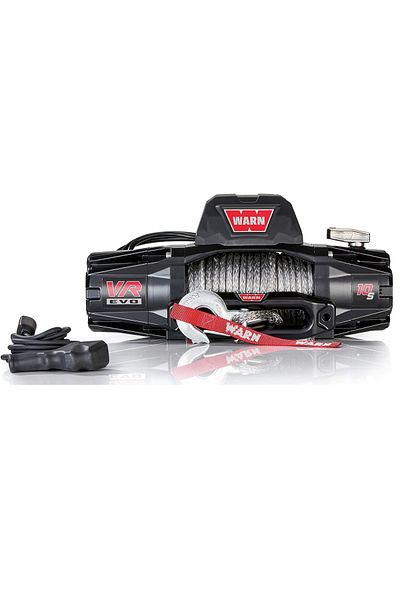 warn VR EVO 10-S - 10,000 lbs Winch With Synthetic Rope and Wireless Remote, 12V