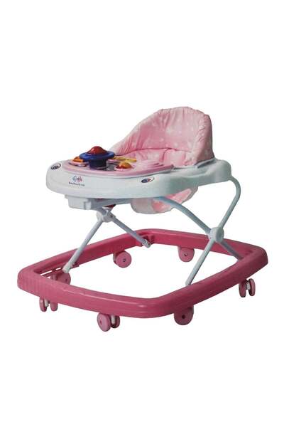 Everything for kids مشاية أطفال قابلة للتعديل مع ألعاب وموسيقى 8 عجلات