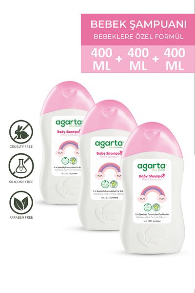 Agarta 3 Natural Baby Shampoo Special for Girls 400 ml