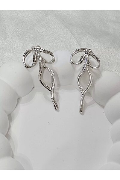 SİBEL AKSESUAR FİYONK KÜPE ORTA BOY SİLVER